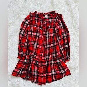 🏔️ Cat & Jack red plaid dress